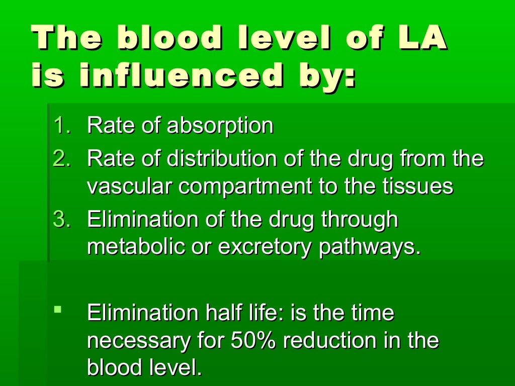 Pharmacology of Local Anesthetics