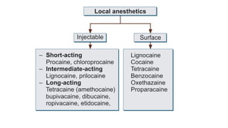Comprehensive Overview of Local Anesthetics: Mechanisms, Types, and ...