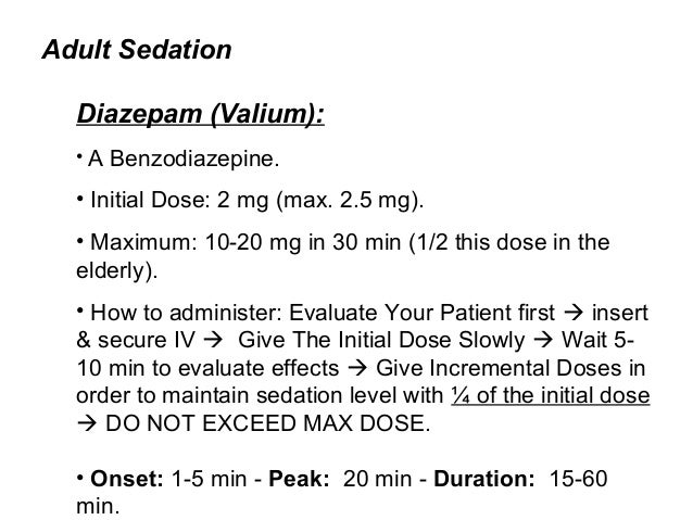 Dosage for diazepam maximum