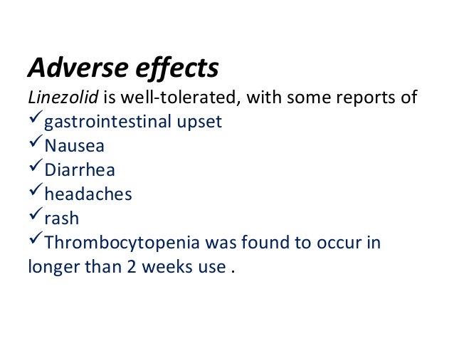 Linezolid Side Effects