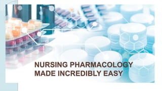 NURSING PHARMACOLOGY
MADE INCREDIBLY EASY
 