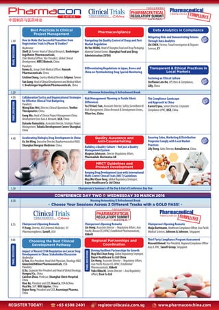 Pharmaceutical Congress China 29-30 March 2016 | PDF