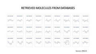 RETRIEVED MOLECULES FROM DATABASES
Source: ZINC15
 