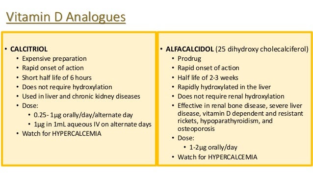 Alfacalcidol Dosage