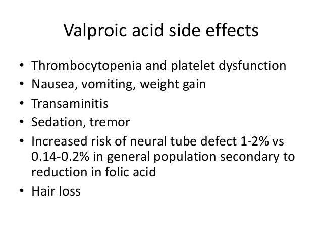 Valproic Acid Level Monitoring