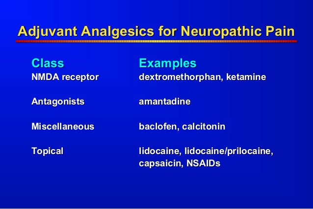 Mexiletine Neuropathic Pain