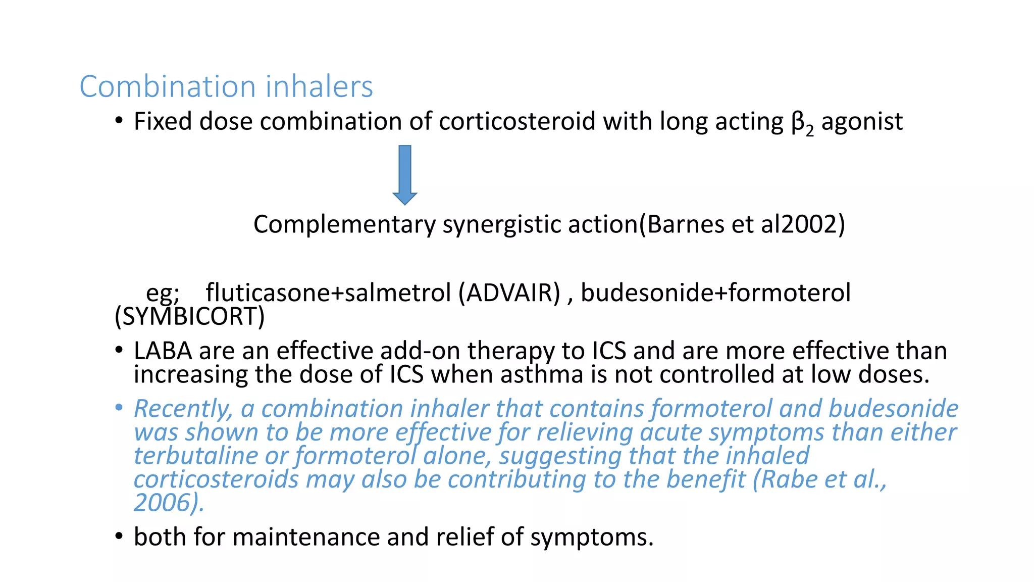 Pharmacotherapy of asthma | PPTX