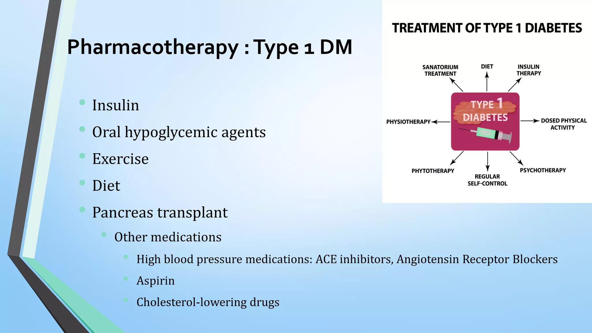Pharmacotherapy of diabetes including diabetes complications | PDF