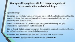 Pharmacotherapy of diabetes including diabetes complications | PDF