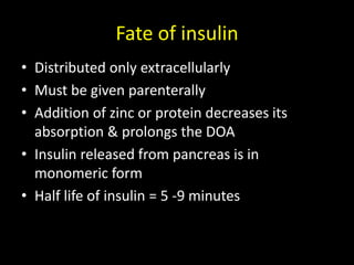 Sympathetic NS inhibits insulin release through 2 receptor activation 