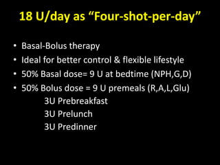 Insulin aspart:Proline at B28 replaced by aspartic acid Change reduces tendency for self aggregation Insulin glulisine lysine replaces aspargine  at B3 & glutamic acid replaces lysine at position B29