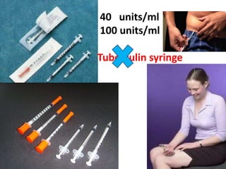 Uses of insulin Diabetes mellitus Must for type I diabetics Can be used in type II diabetics Diabetic ketoacidosisHyperosmolar non ketotic hyperglycemic coma 