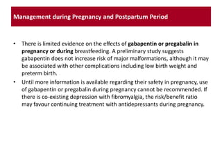 gabapentin during lactation