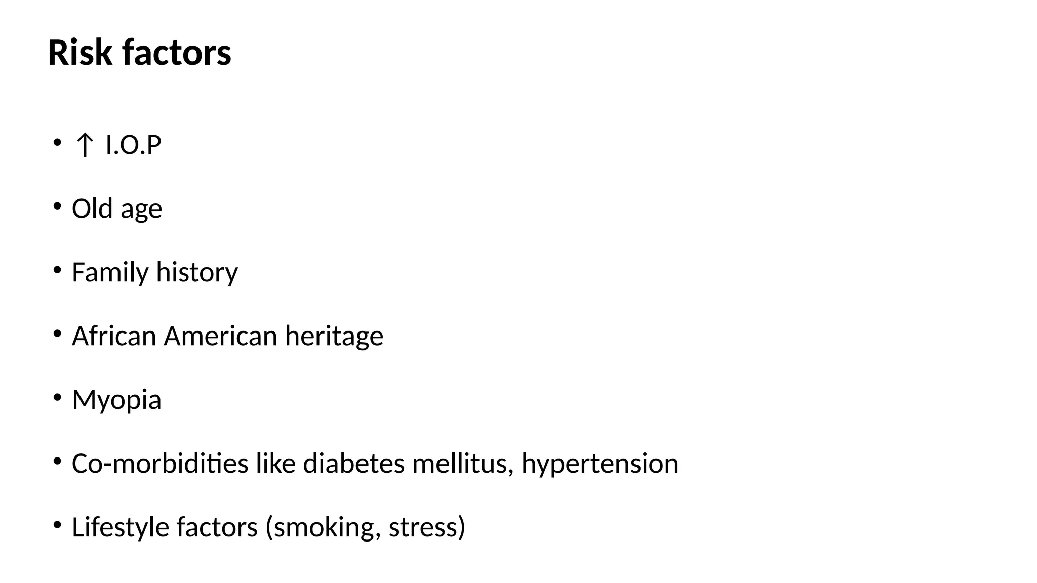 Definition, types, risk factors, classification of drugs used in ...