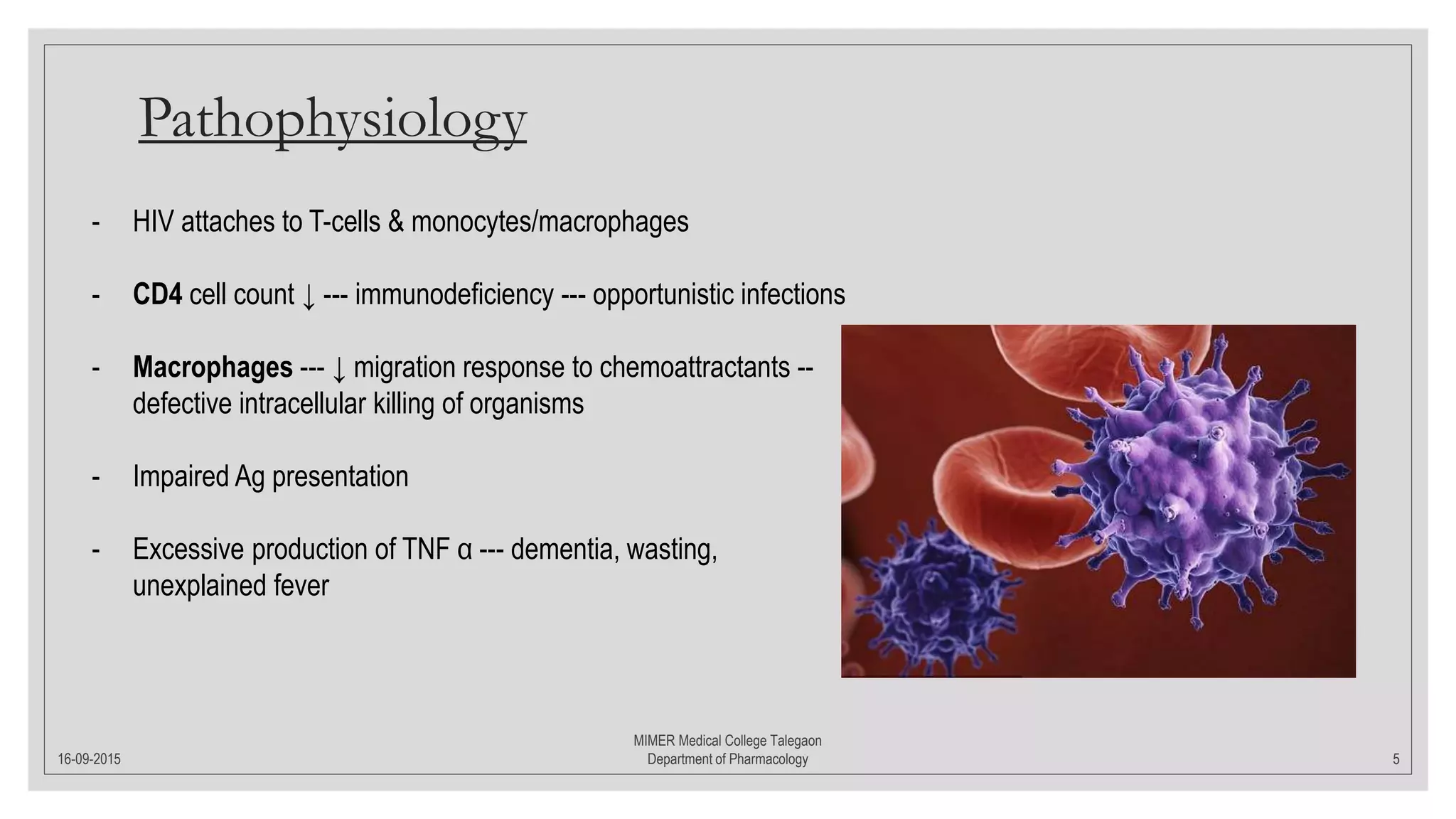 Pharmacotherapy of HIV | PPTX
