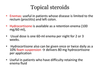 Colocort Pharmacotherapy of ibd | PPTX