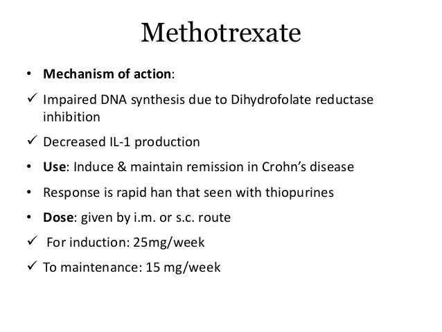 methotrexate mechanism of action