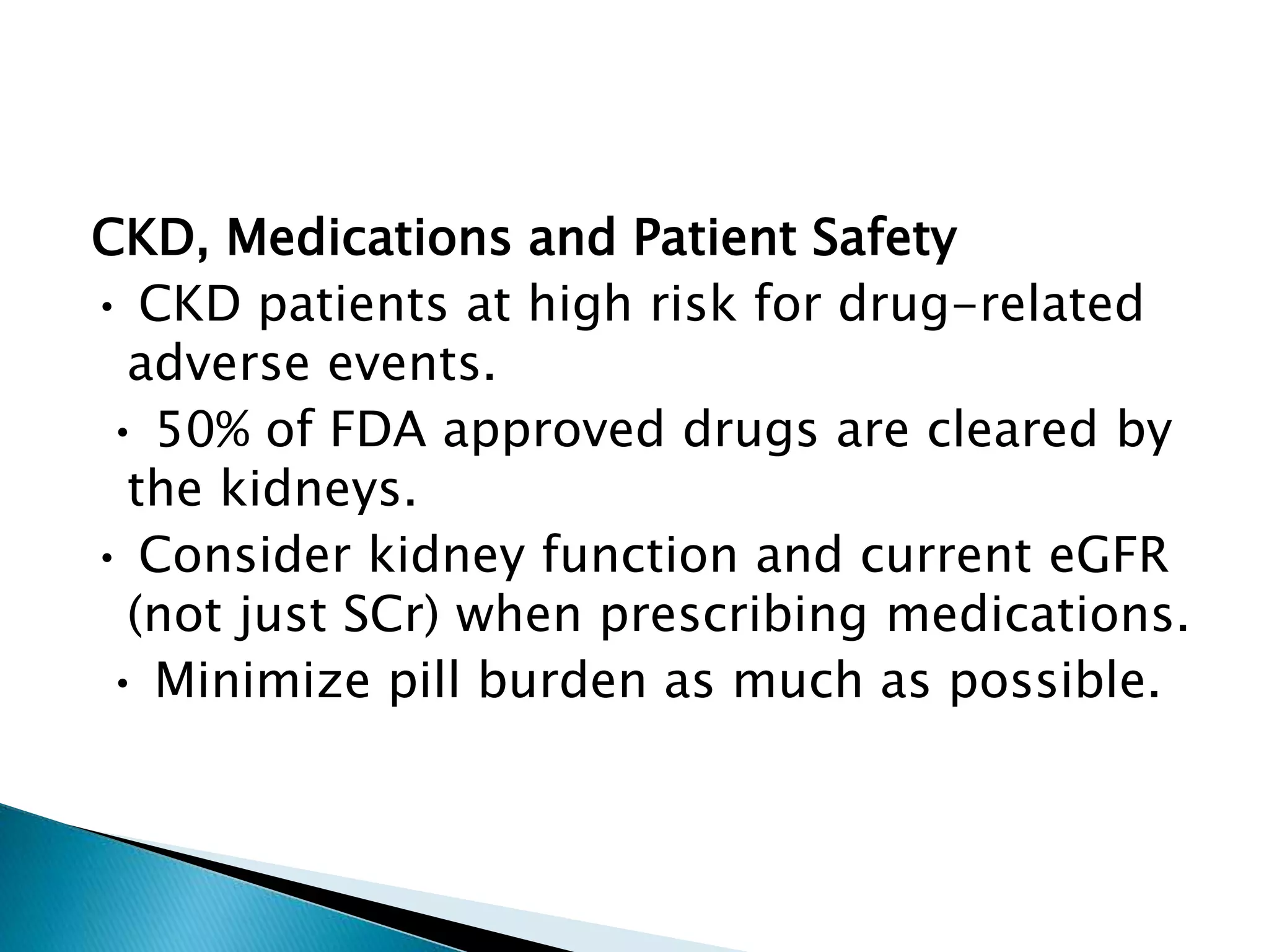 Pharmacotherapy of renal failure | PPTX