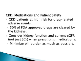 Pharmacotherapy of renal failure | PPTX