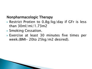 Pharmacotherapy of renal failure | PPTX