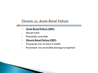 Pharmacotherapy of renal failure | PPTX
