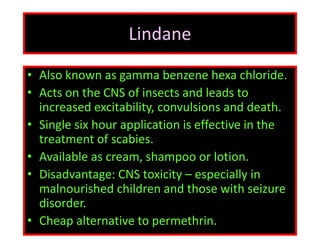 Pharmacotherapy of scabies | PPTX