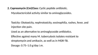 Pharmacotherapy of Pulmonary Tuberculosis | PPTX