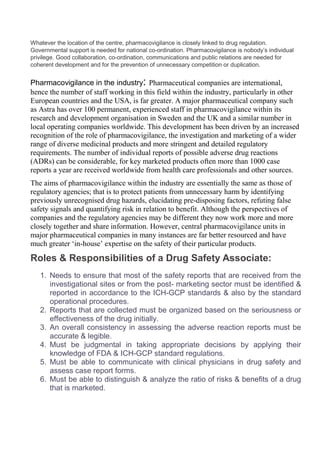Pharmacovigilance | PDF