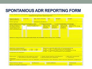 Adr Response Form.pdf Pharmacovigillance and reporting of Advwrse drug reaction | PPTX
