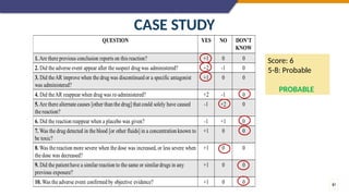 PHARMACOVIGILANCE, ADR assessment and reporting | PPTX