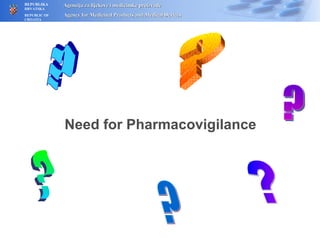 Need for Pharmacovigilance ? ? ? ? ? ? 