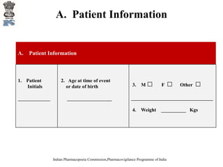Monitoring and Reporting of Adverse Event /Adverse Drug Reaction ...