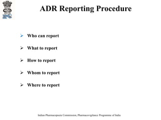 Monitoring and Reporting of Adverse Event /Adverse Drug Reaction ...