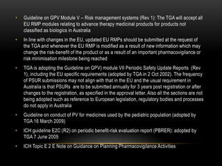 Pharmacovigilance in Australia | PPSX