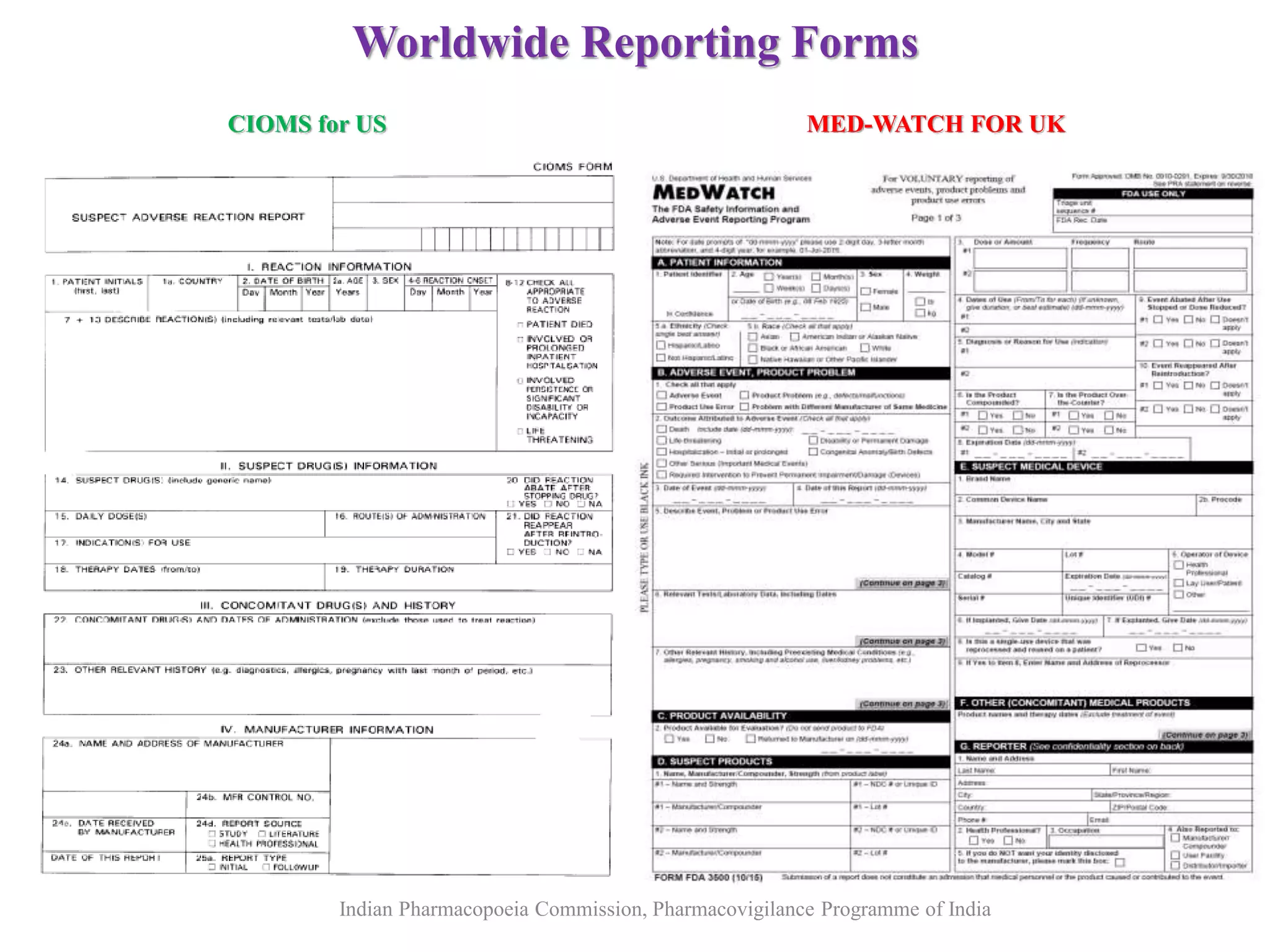 Pharmacovigilance and Method of ADR reporting | PPTX