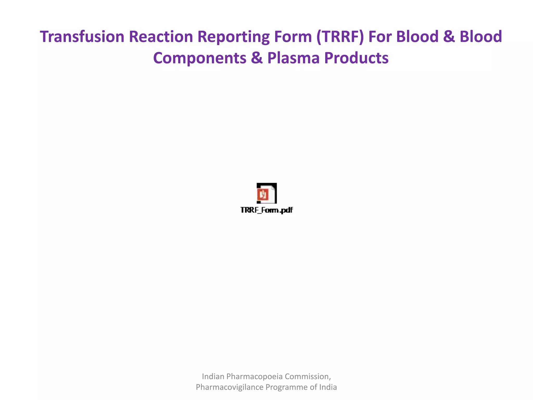 Pharmacovigilance and Method of ADR reporting | PPTX