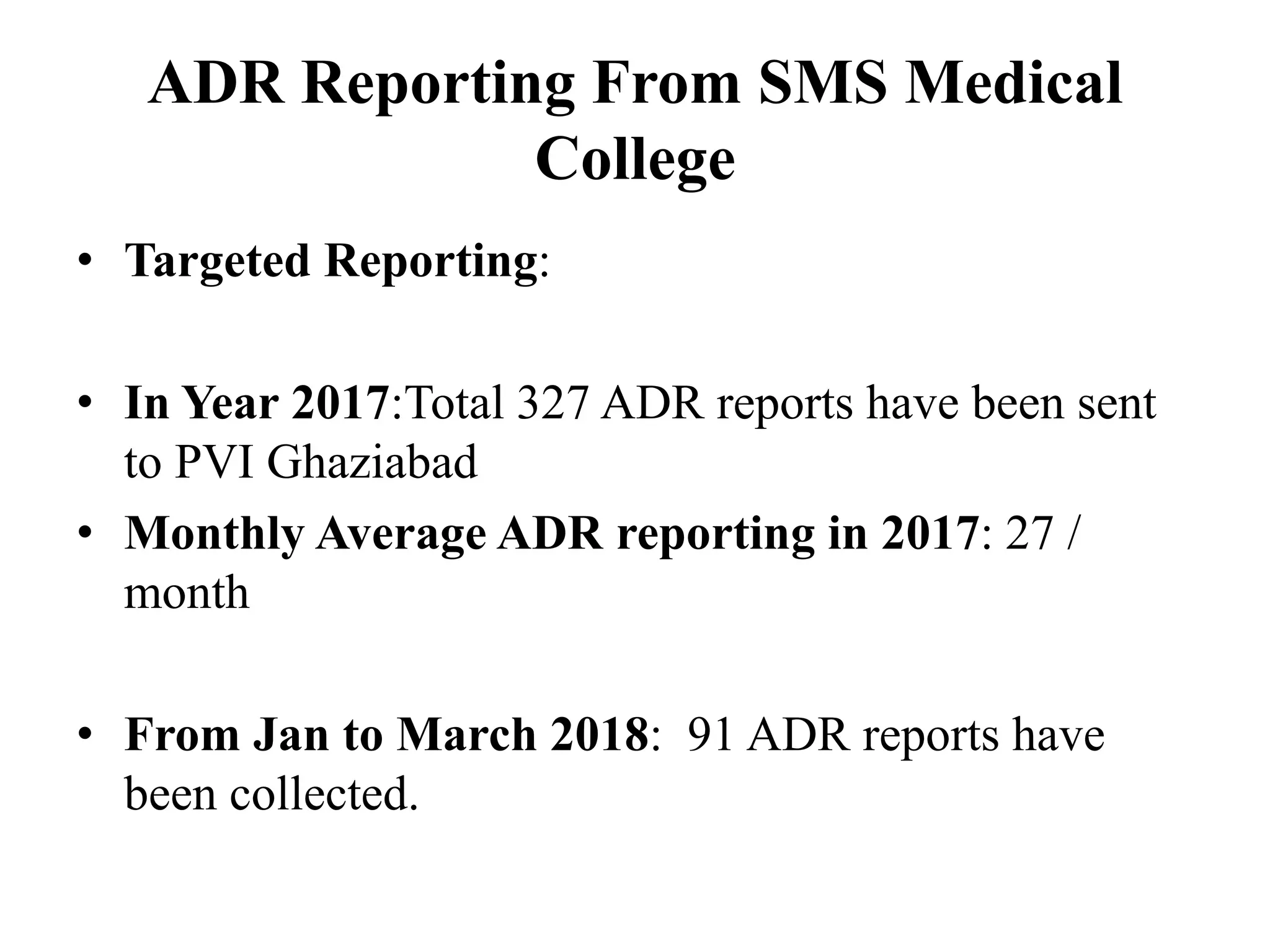 Pharmacovigilance and Method of ADR reporting | PPTX