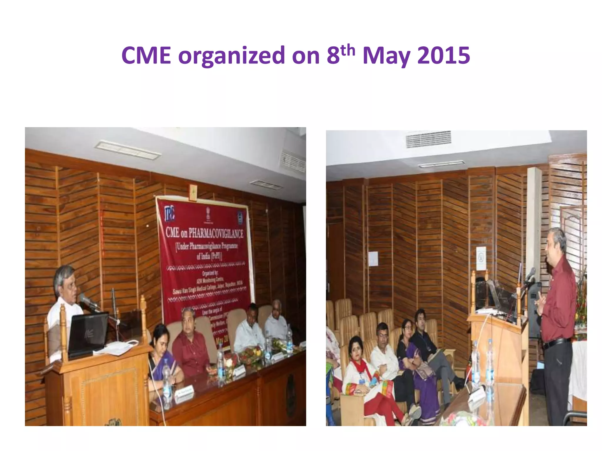 CME organized on 8th May 2015
 