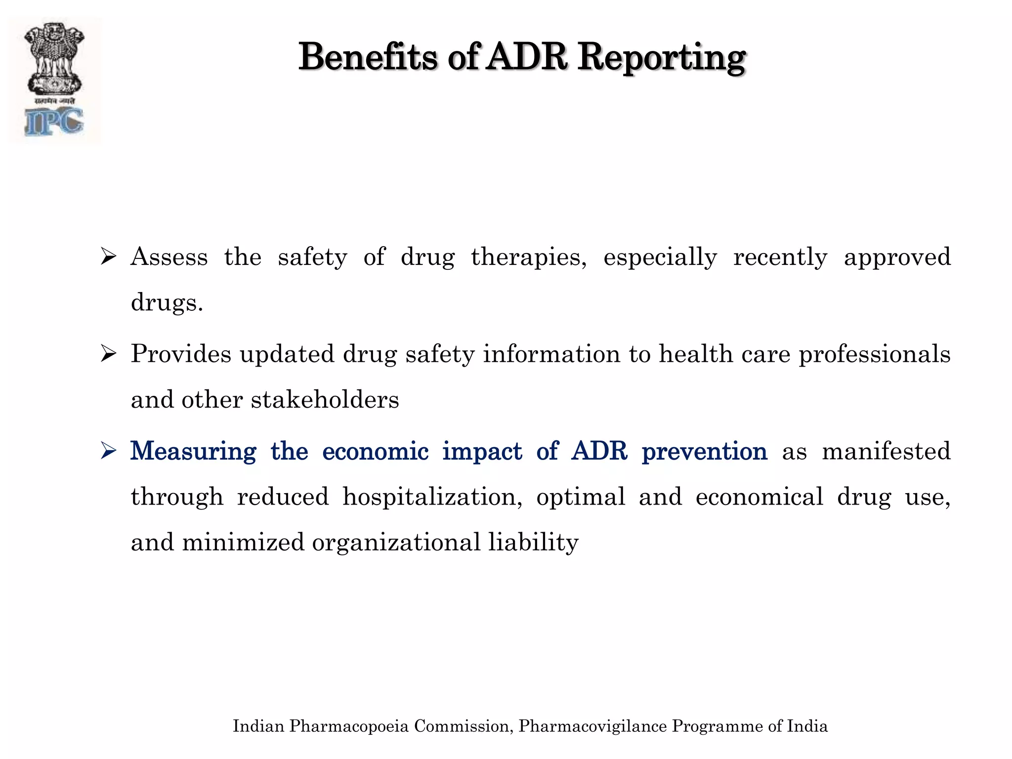 Pharmacovigilance and Method of ADR reporting | PPTX