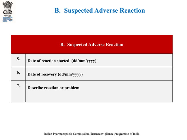 Pharmacovigilance and Method of ADR reporting | PPTX