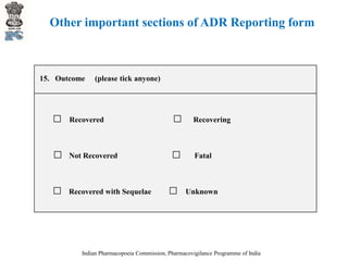 Pharmacovigilance and Method of ADR reporting | PPTX