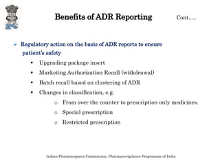Pharmacovigilance and Method of ADR reporting | PPTX