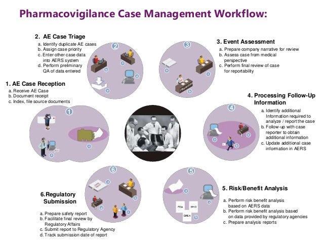 Pharmacovigilance Process Flow Chart Ppt