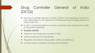 Dcgi India PHARMACOVIGILANCE shruti lokhande.(1).pptx