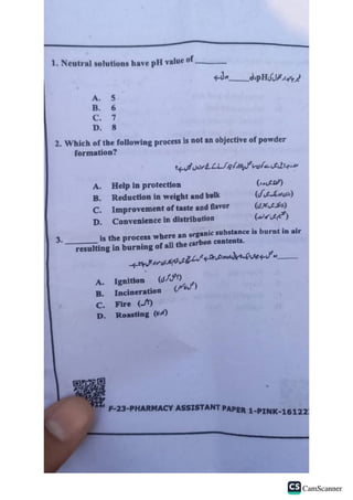 Pharmacy assistant Paper 2023       .pdf