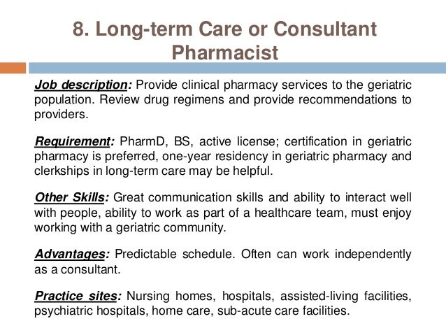 Pharmacy careers & pharmacist practice settings