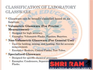 Pharmacy Lab Tools: Introduction to Scientific Glassware | PPTX