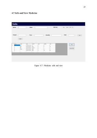 Pharmacy management system project report | DOCX