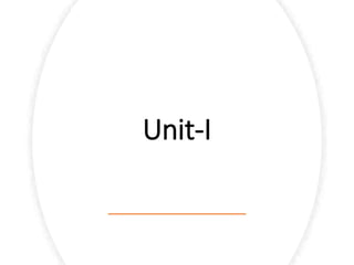 Unit-I
 