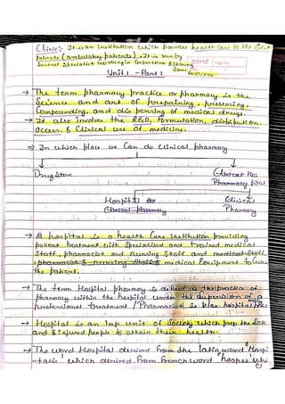 Pharmacy Practice Simplified: Complete Notes for Students ...